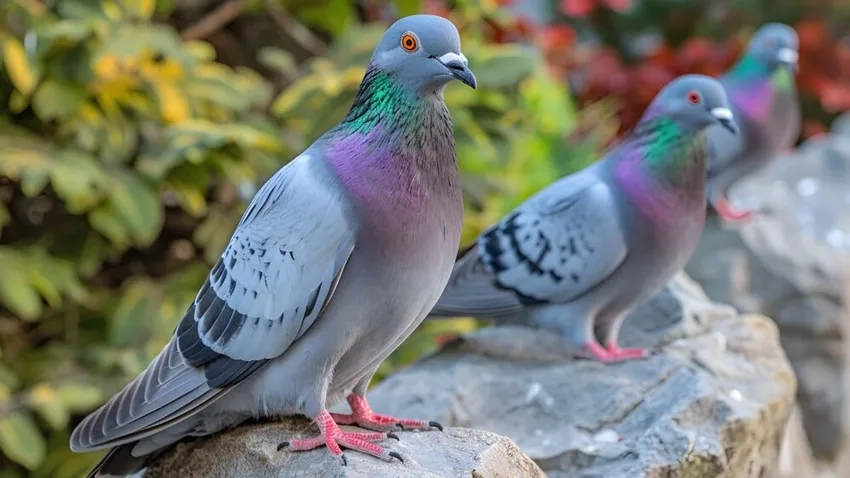 Chim Bồ Câu trú ngụ an toàn trong các khu vườn xanh