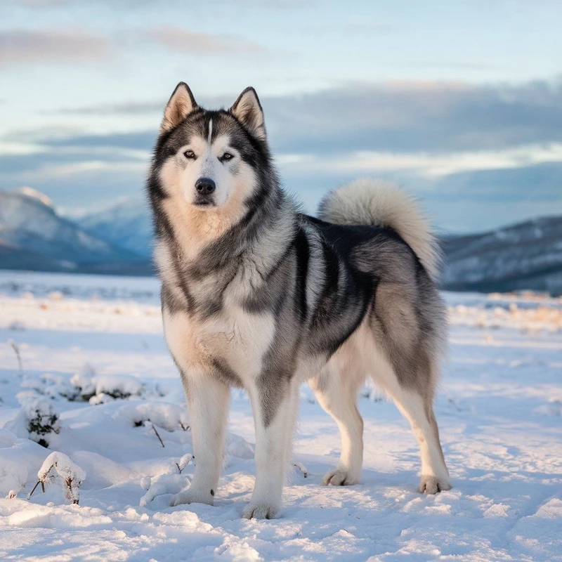 Khổng lồ nhưng đáng yêu là chó Alaska khổng lồ