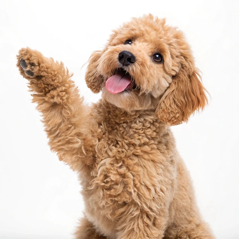 Mê mẩn bé lông xù từ ảnh Poodle xù mini