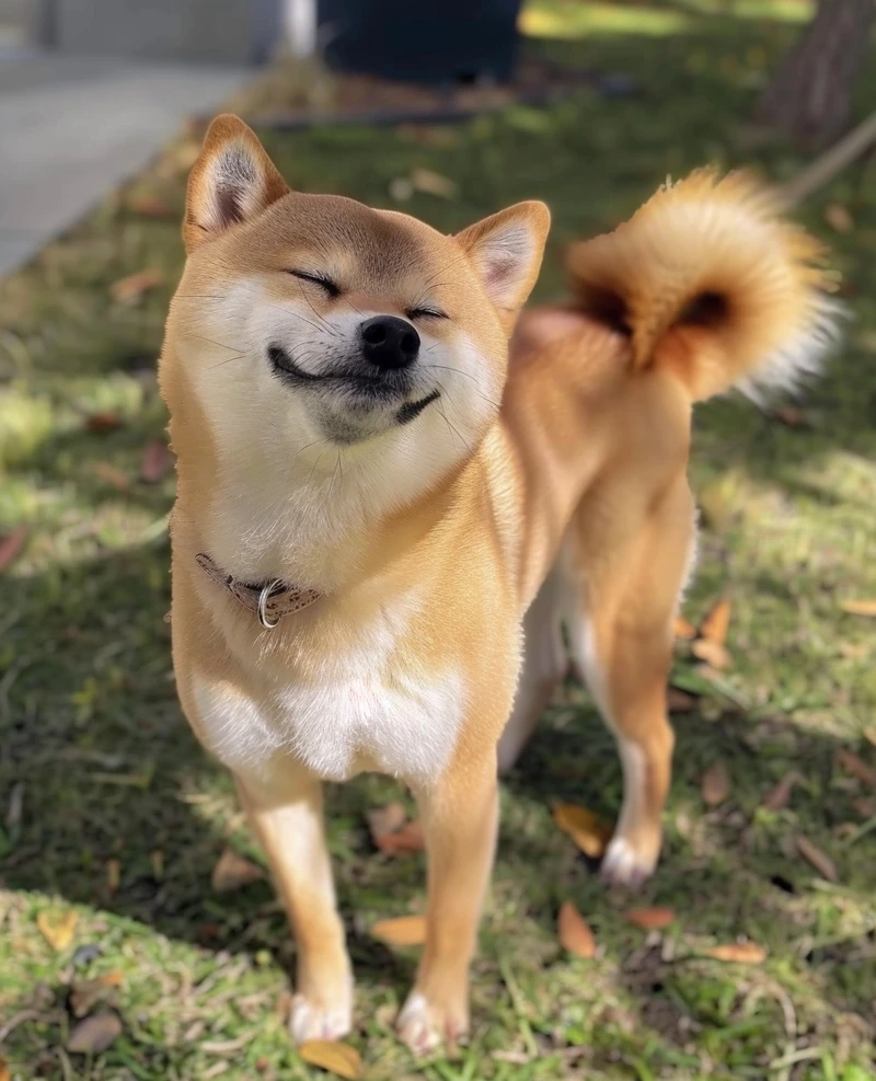 Tạo dáng siêu đẹp với chó Shiba Inu tạo dáng đẹp